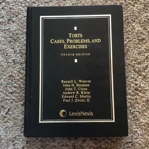 COPY - Torts Law School Textbook
